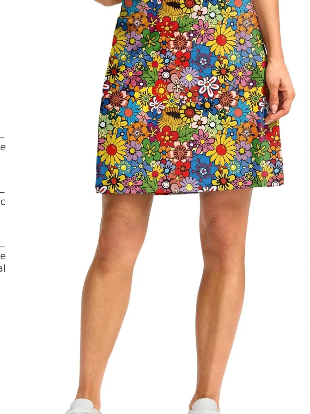 Skorts for Women with Pockets High Waisted Tennis Golf Knee Length 18